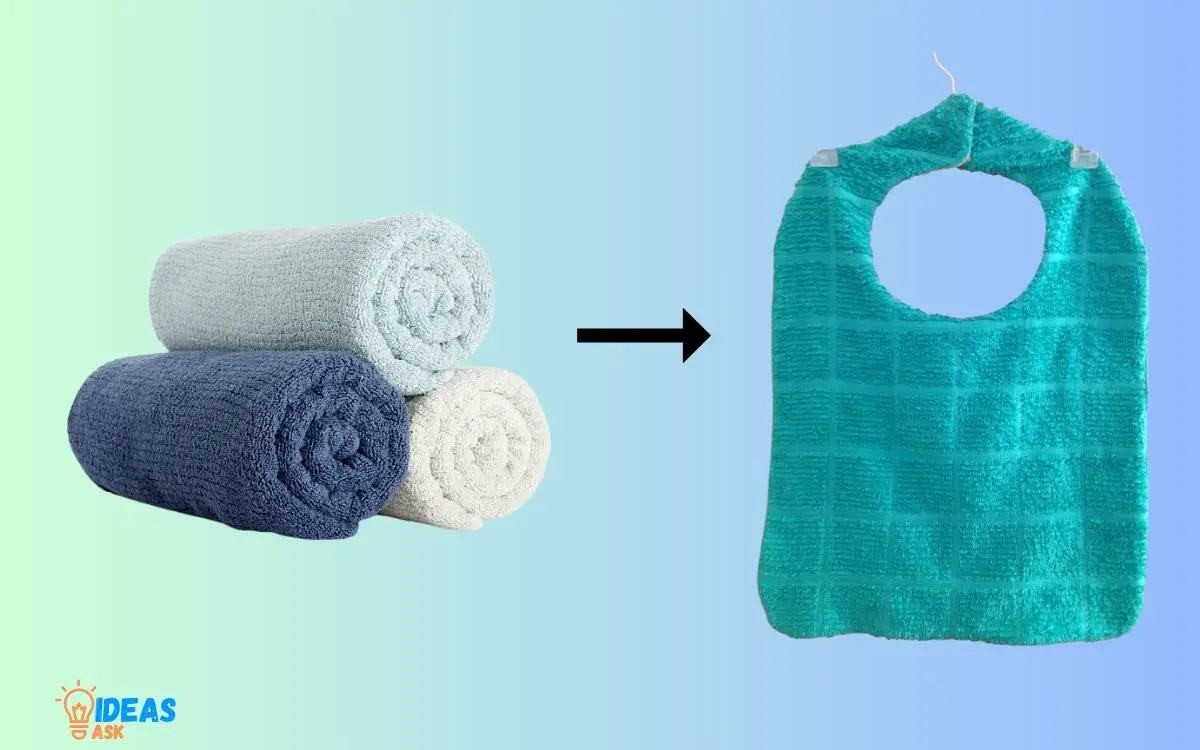 How to Make a Bib from a Hand Towel