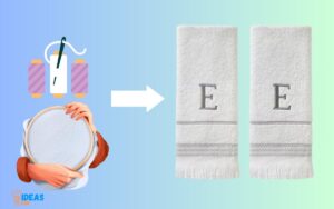 How to Monogram Towels by Hand